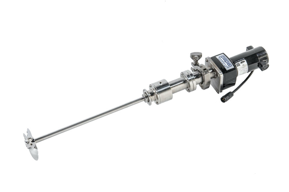 Pope sanitary pressurizable mixer
